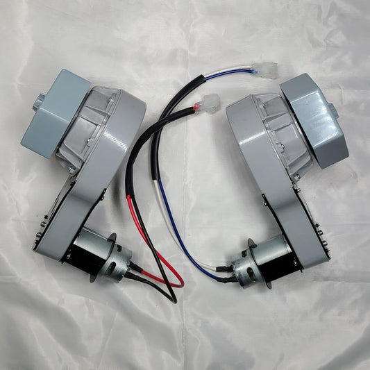 12V Left and Right Gearbox Motor Compatible with Motion Trendz Yamaha Raptor Gas Scooters 0