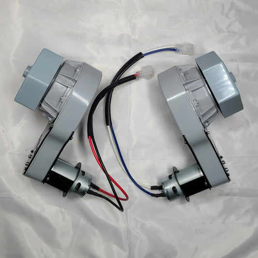 12V Left and Right Gearbox and Motor Compatible with Motion Trendz Yamaha Raptor Gas Scooters 0