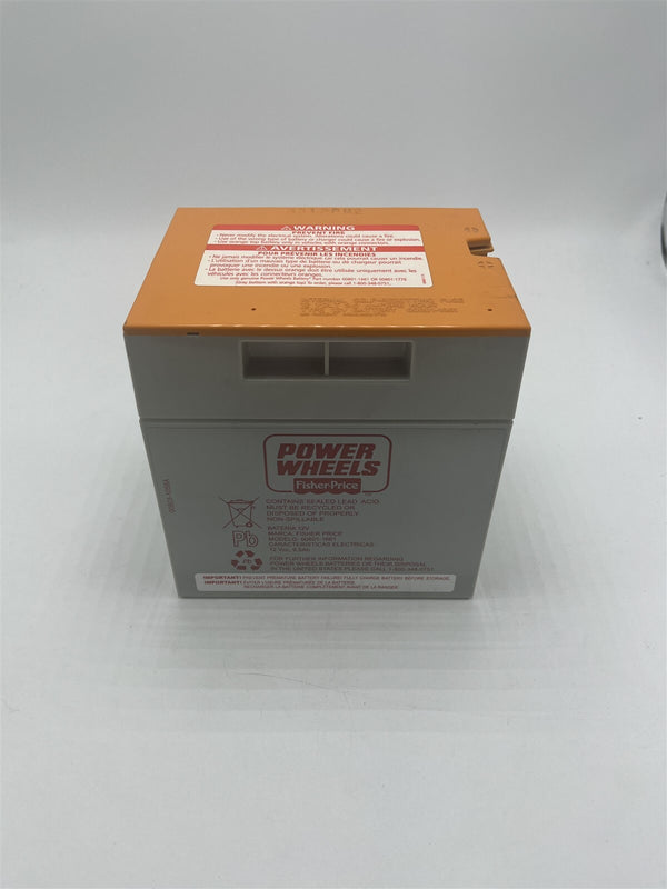 12V Grey and Orange Battery-Powered Ride-On Vehicle