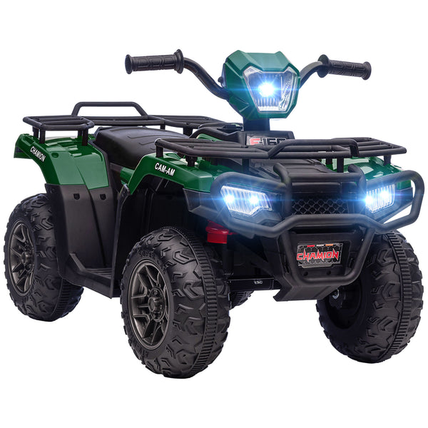 12V Electric Kids ATV with AUX & USB Ports, Rugged Four-Wheeler