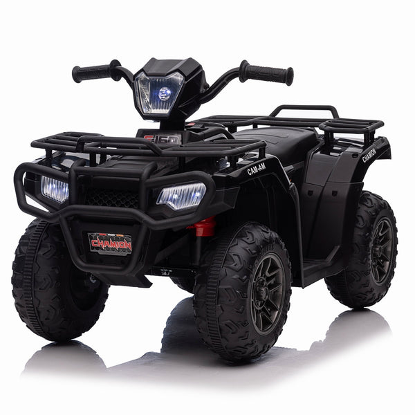 12V Kids Electric 4-Wheeler ATV with LED Lights, MP3 Player, and Adjustable Speed