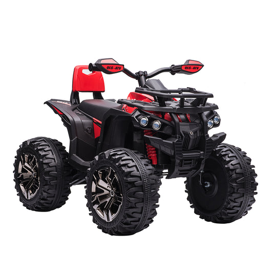 12V Electric Kids ATV Ride-On Car with Music and Realistic Headlights Gas Scooters 0