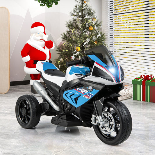 12V Licensed Kids Ride-On Motorcycle with Bright LED Headlights Gas Scooters 0