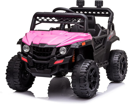 12V Kids Ride-On Truck with Remote Control, LED Lights, and Music Gas Scooters 0