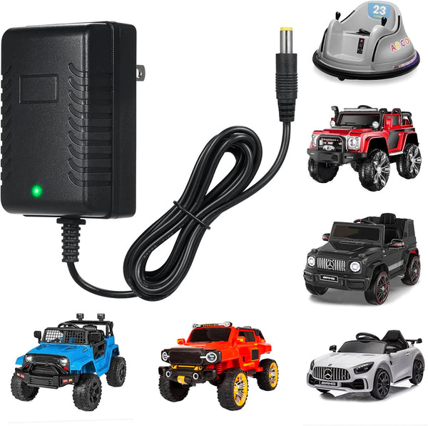 12V Battery Charger for Kids Ride-On Toys and SUV Cars