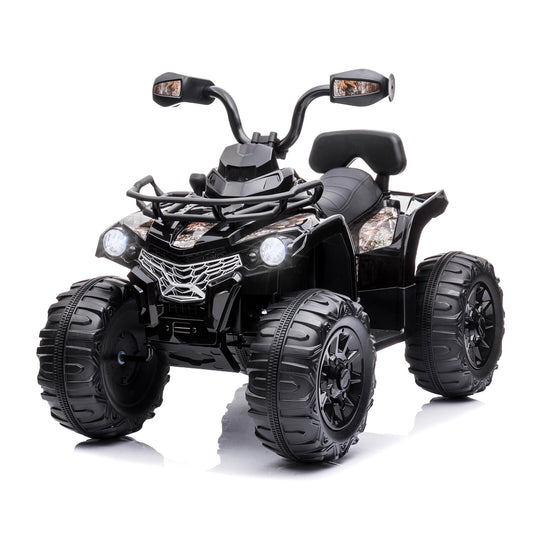 12V Kids Electric 4-Wheeler ATV Quad with 2 Speeds, MP3 Player, and LED Lights Gas Scooters 0