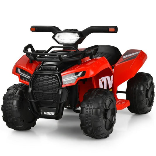 12V Kids Electric 4-Wheeler ATV Ride-On Vehicle with MP3 and LED Lights - Red Gas Scooters 0