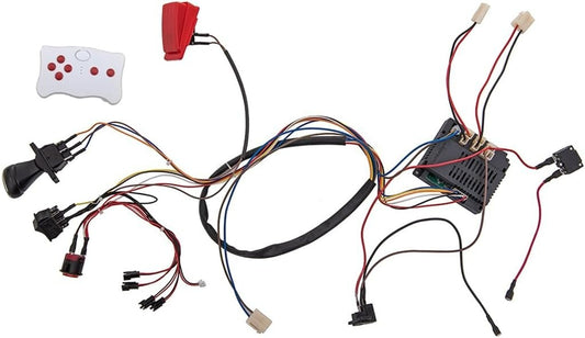12V Kids Electric Car Accessory Kit with Wires, Switch, Bluetooth Remote DIY Gas Scooters 0