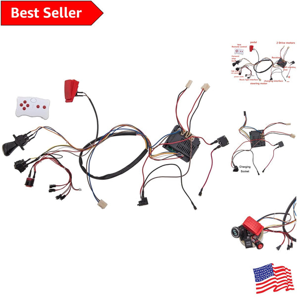 12V Kids Electric Car DIY Kit with Bluetooth Remote and Accessories