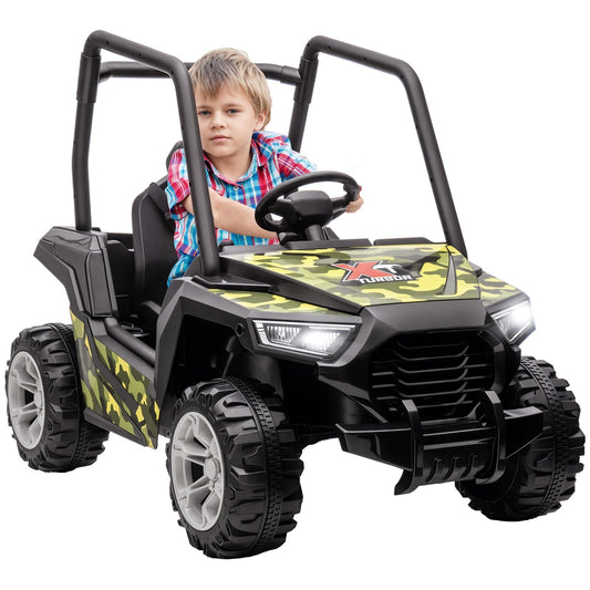 12V Kids Electric Ride-On Car with Parent Remote Control and Spring Suspension Gas Scooters 0