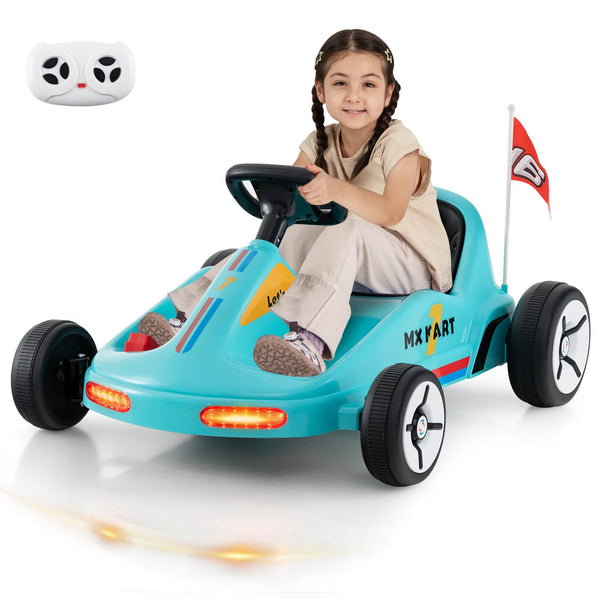 12V Kids Electric Ride-On Go-Kart with 7AH Battery and Remote Control