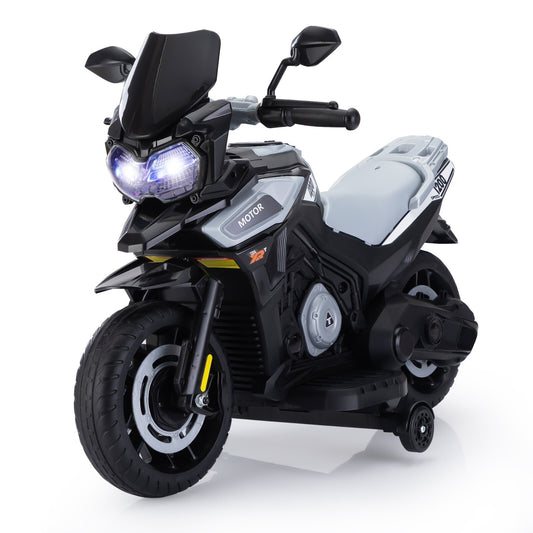 12V Battery-Powered Kids Electric Ride-On Motorcycle with Music Gas Scooters Variant 0