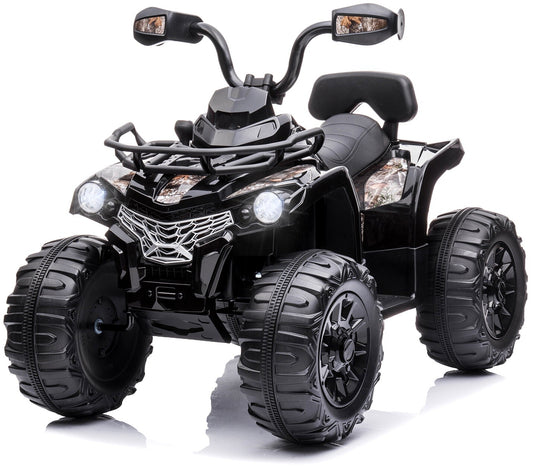 12V Kids Electric Ride-On ATV 4-Wheeler Quad with 2 Speeds, MP3 Player, and LED Headlights Gas Scooters 0