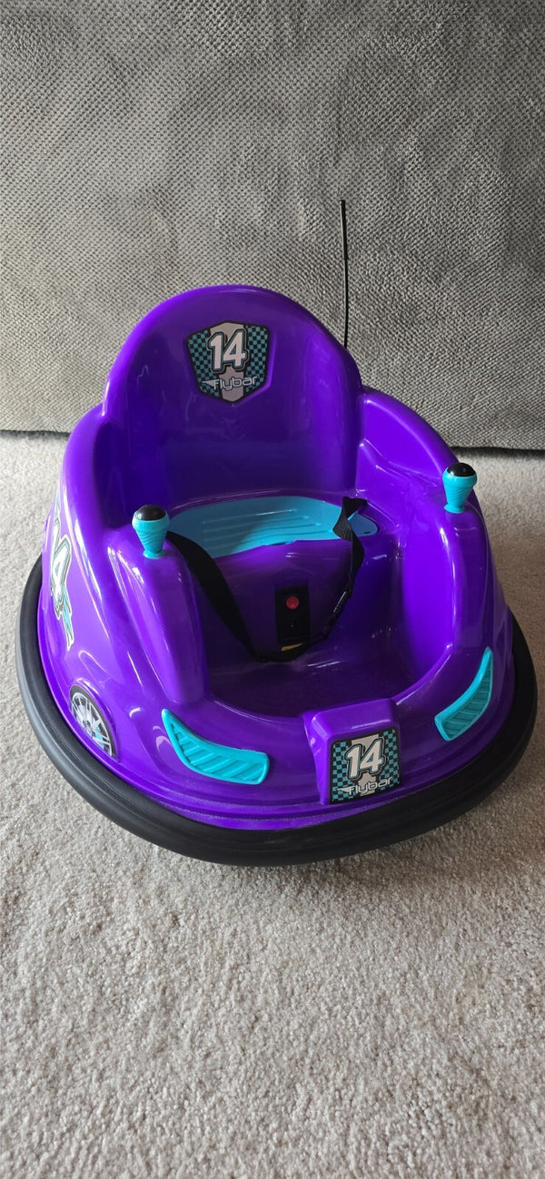 12V Battery-Powered Kids Electric Ride-On Bumper Car with Remote Control