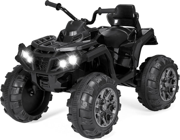 12V Kids Electric Ride-On ATV 4-Wheeler Quad Car Toy with Bluetooth Audio 3.7 MPH