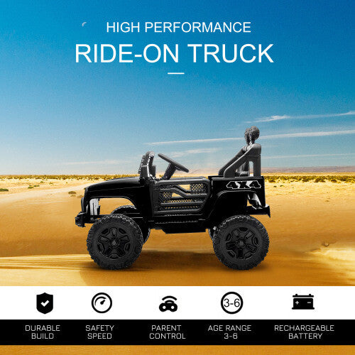 12V Kids Electric Ride-On Car with Remote Control, Power Wheels, and LED Lights Gas Scooters 0