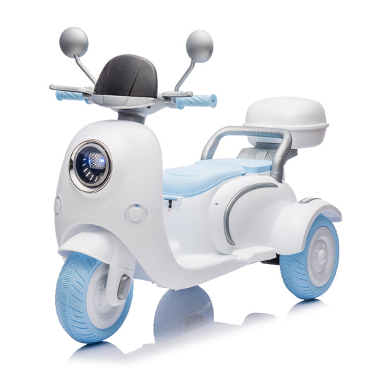 12V Kids Electric Ride-On Motorcycle Toy with 3 Wheels and Slow Start Safety Feature Gas Scooters 0