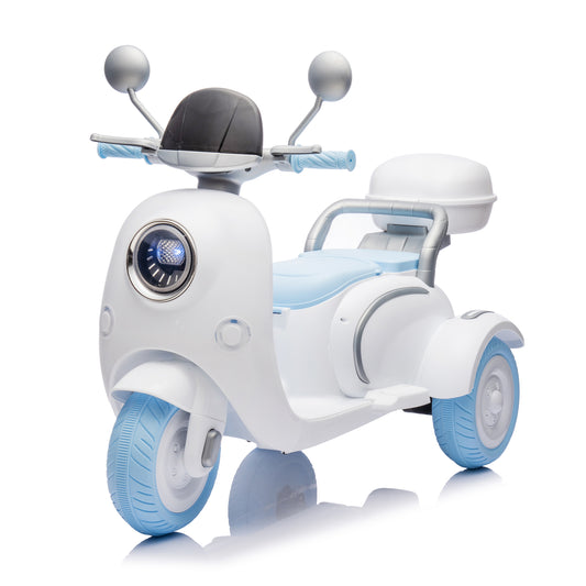 12V Kids Electric Ride-On Motorcycle Toy with 3 Wheels and Slow Start Safety Feature Gas Scooters 0
