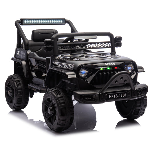 12V Kids Electric Ride-On Truck Car with Parental Remote Control and LED Lights Toy Gas Scooters 0