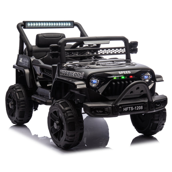 12V Kids Electric Ride-On Truck Car with Parental Remote Control and LED Lights Toy