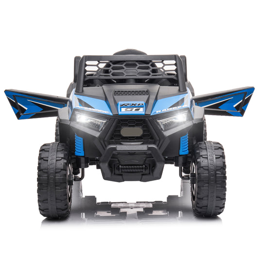 12V Kids Electric Ride-On Mini UTV Car with Front LED Lights and Horn, Single Seater Gas Scooters 0