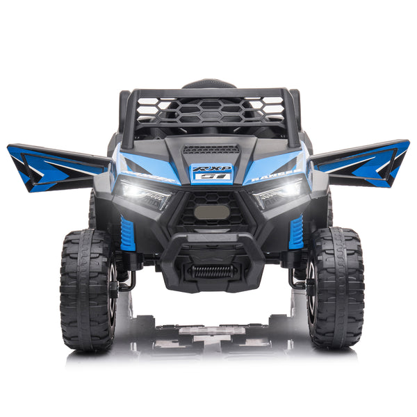 12V Kids Electric Ride-On Mini UTV Car with Front LED Lights and Horn, Single Seater
