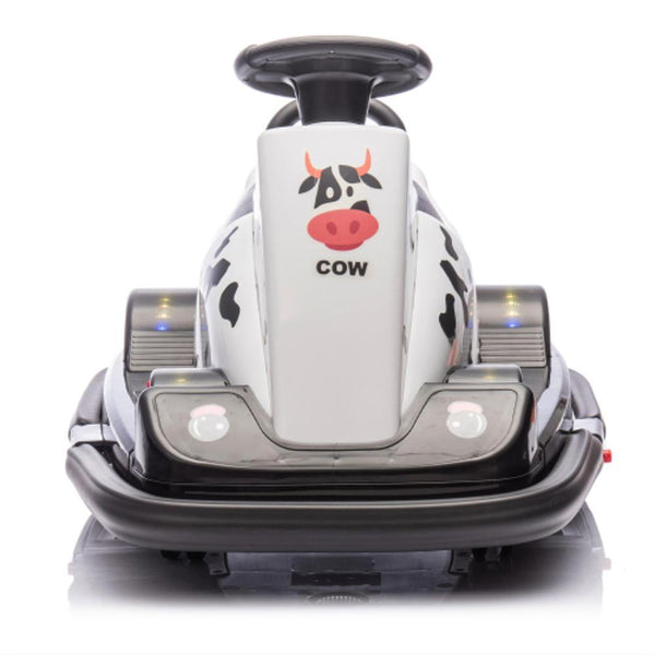 12V Kids Ride-On Bumper Motor Car with Cute Design and Music for Ages 3-5