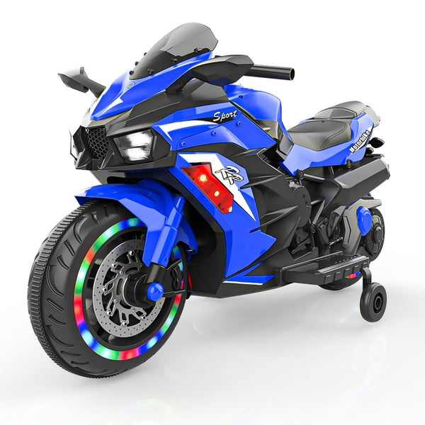 12V Battery-Powered Electric Ride-On Dirt Bike Motorcycle for Kids