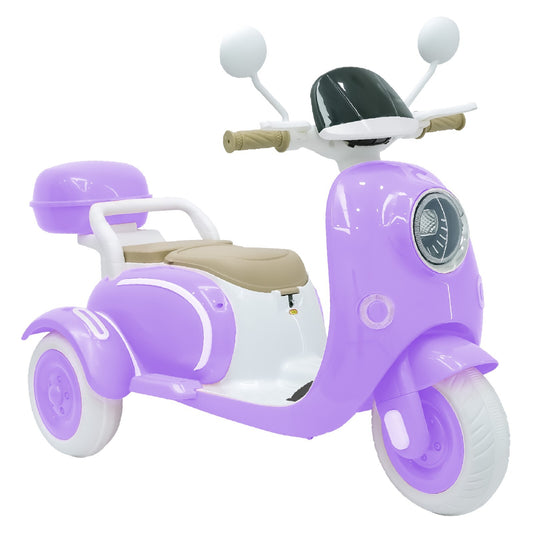 12V Electric Ride-On Motorcycle for Girls with LED Lights and MP3 Player Gas Scooters 0
