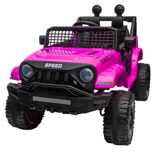 12V Electric Kids Ride-On Jeep with Battery-Powered Wheels, Remote Control, and LED Lights Gas Scooters 0