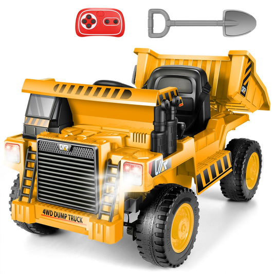 12V Kids Electric Ride-On Dump Truck with Remote Control and Power Wheels Gas Scooters Variant 0