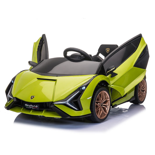 12V Kids Licensed Lamborghini SIAN Electric Ride-On Car with Remote Control Gas Scooters 0