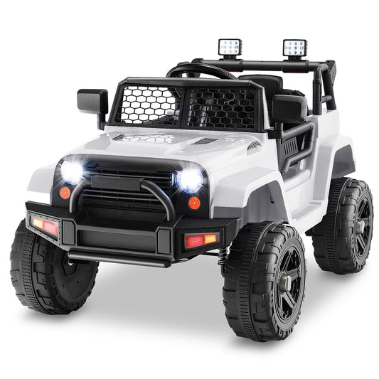 12V Kids Electric Ride-On Truck Car with Remote Control, Music, and Lights Gas Scooters 0