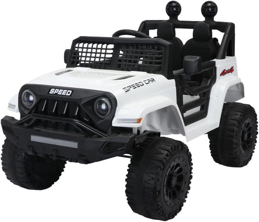 12V Kids Ride-On Truck Car with 2.4G Parent Remote Control, MP3, and LED Lights Gas Scooters 0
