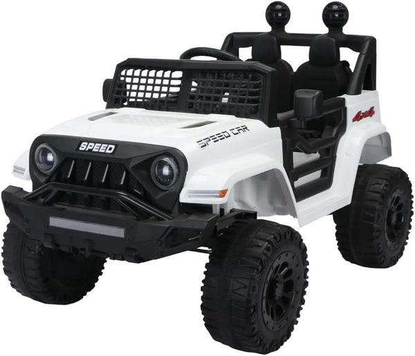 12V Kids Ride-On Truck Car with 2.4G Parent Remote Control, MP3, and LED Lights