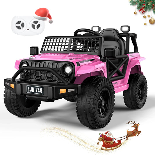 12V Kids Ride-On Electric Truck Car with 2.4G Remote Control and 3 Speed Settings Gas Scooters 0