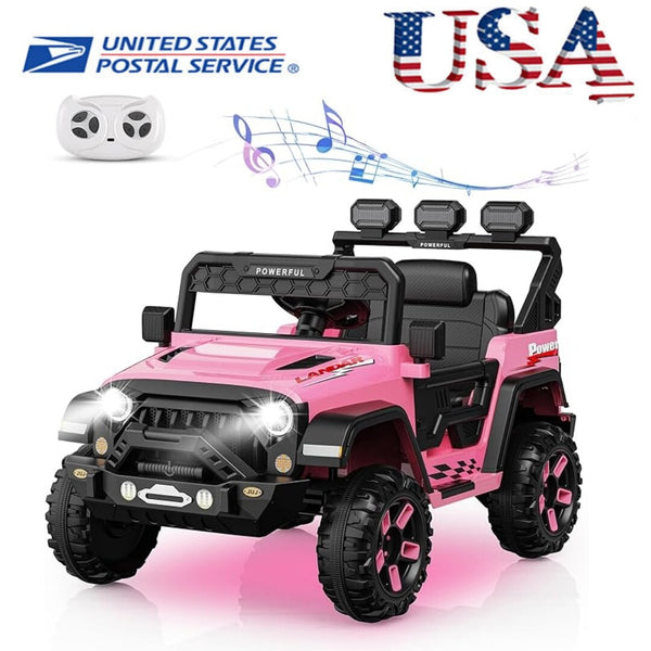 12V Kids Electric Ride-On Truck Car with Parent Remote Control