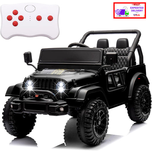 12V Kids Electric Ride-On UTV Truck with Remote Control and Bluetooth Off-Road Toy Car Gas Scooters 0