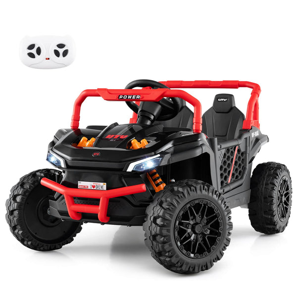 12V Kids Ride-On Truck with Parental Remote Control and 3-Speed Forward & Reverse Functions