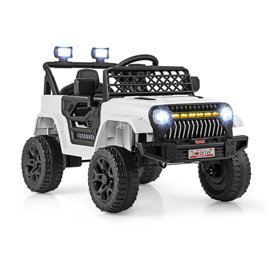 12V Kids Ride-On Truck with Remote Control and Built-In Music Player Gas Scooters 0
