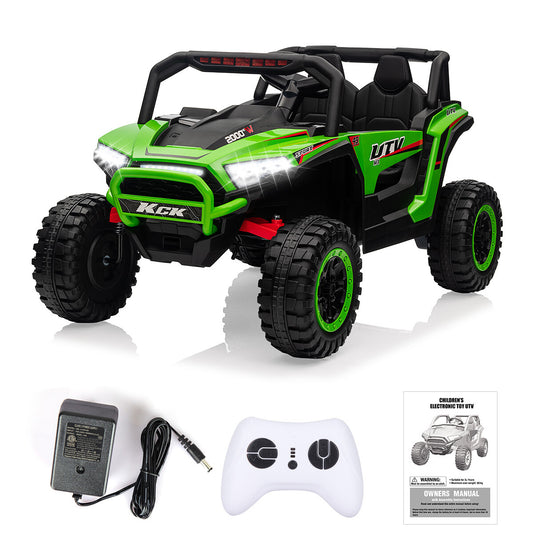 12V Electric Kids Ride-On 4-Wheeler UTV Car with Remote Control Off-Road Toy Gas Scooters 0