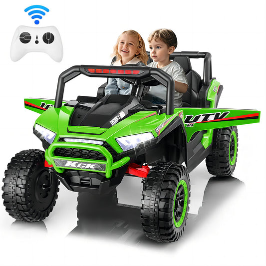 12V Electric Kids Ride-On UTV 4-Wheeler Off-Road Car with Remote Control Gas Scooters 0