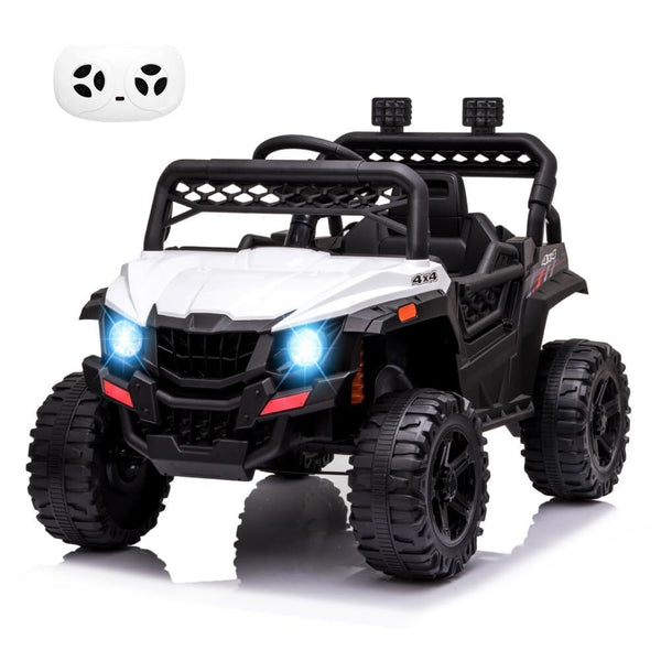 12V Kids Ride-On UTV Truck with Remote Control, Music, and 390W Dual Motors