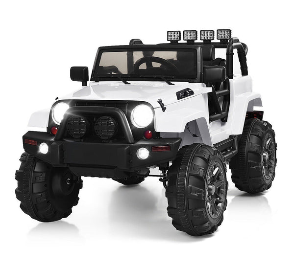 12V Kids Ride-On Truck with Remote Control, MP3 Music Player, and LED Lights