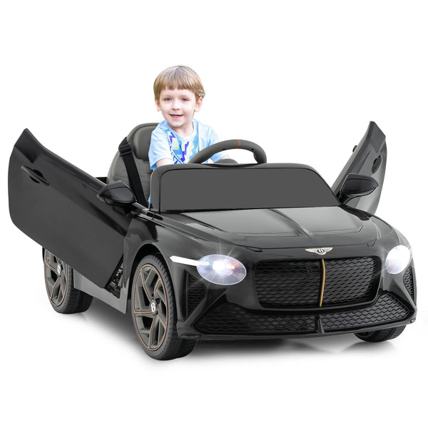 12V Licensed Bentley Bacalar Kids Electric Ride-On Car with Remote Control Black