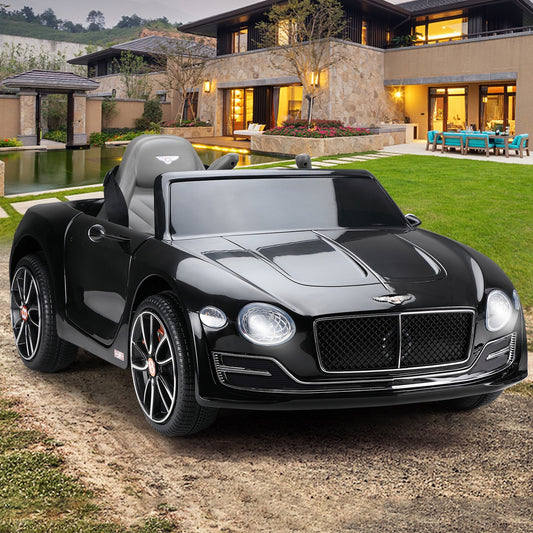 12V Licensed Bentley Electric Ride-On Car for Kids with Remote Control Gas Scooters 0