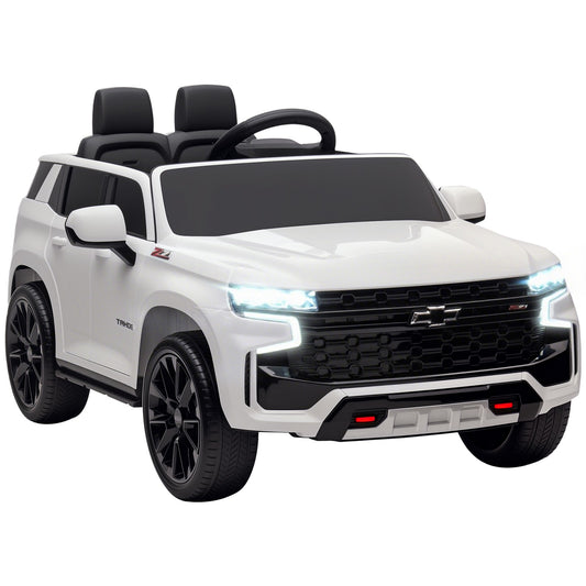 12V Licensed Chevrolet Tahoe Kids Ride-On Toy with Music and Suspension System Gas Scooters 0
