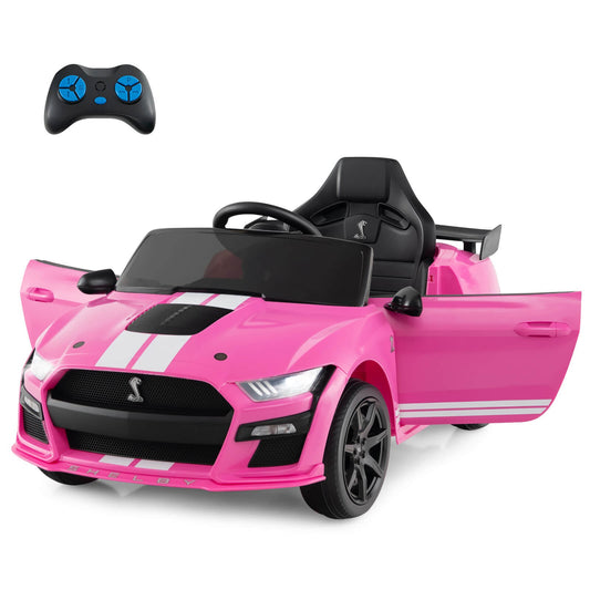 12V Licensed Ford Mustang Shelby GT500 Kids Ride-On Car with Remote Control Gas Scooters 0