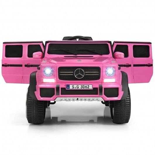 12V Licensed Mercedes-Benz Kids Ride-On Car Pink