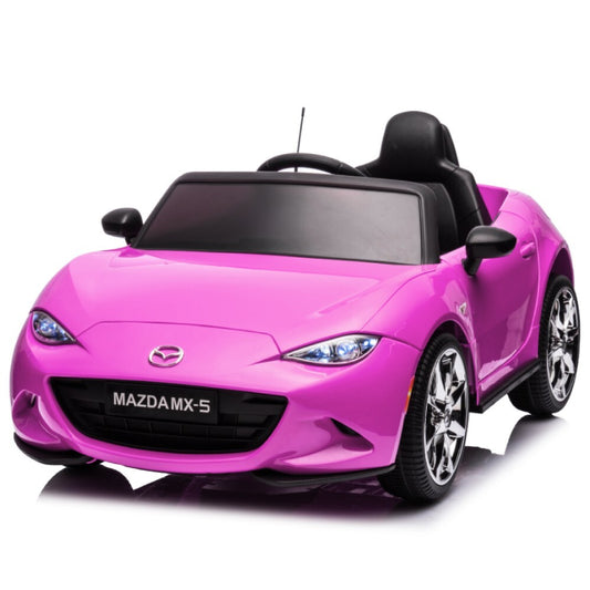 12V Kids Electric Ride-On Car with Remote Control and MP3 Player Pink Power Wheel Toy Gas Scooters 0